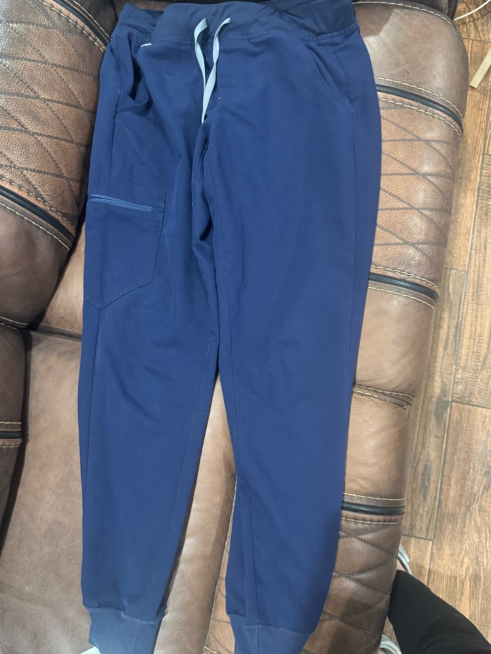 Figs small navy Zamora joggers